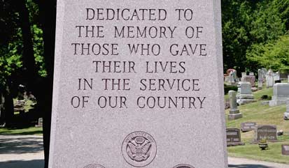 memorial to war dead