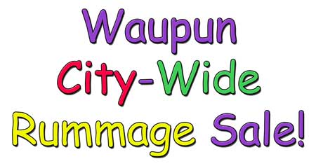waupun city wide rummage sale